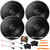 4x Pioneer TS-G1620F 6.5" 300W Max 2-Way Coaxial Car Audio Speakers, 4x 5.25" or 6.5" Speaker Mounting Bracket Adaptor, 2x Speaker Wire Harness, Speaker Wire + Sound Deadener Material & Pry Tool Set
