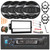 Blaupunkt Beverly Hills 160 Single DIN Bluetooth CD/DVD AM/FM Stereo Receiver w/Install Kit, 2x 6.5" 100W Max 2-Way Speakers w/Adapters + Harness, Wiring Harness, Antenna Adapter, Wire, Pry Tool Set