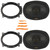 2x Kicker KSC690 KS-Series 6x9" 300W Max Power 4-Ohm 2-Way Thin-Mount Car Audio Speakers, 2x 6x9” Speaker Bracket Adapters, 4-Piece Removal Pry Tool Set (Bundle Fits GM, Ford, Toyota & More Vehicles)