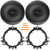 2x Pioneer TS-A1671F 6.5” 320 Watts Max Power 3-Way Coaxial Car Audio Speakers, 2x 6” to 6.75” Speaker Mounting Spacer Adapters, 4-Piece Removal Pry Tool Set (Bundle Fits GM, Ford & More Vehicles)