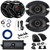 2x JVC CS-DR621 drvn DR Series 6.5" 300W Max 2-Way Speakers, 2x 6x9" 500W Max 3-Way Speakers w/Adapters, 4-Channel Class D Amplifier w/Wiring Kit + 12V Amp Booster Kit, DSP Harness, Speaker Wire