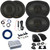 2x Kicker KS-Series KSC650 6.5" 200W Max Thin-Mount Speakers, 2x 6x9" 300W Max 2-Way Speakers w/Adapters, 4 Channel 400 Watt Amplifier w/Wiring Kit + 12V Amp Booster Kit, DSP Harness, Speaker Wire