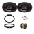 1 Pair (Qty 2) of Infinity 6x9" 300 Watt Peak 3-Way Car Audio Speakers (no Grilles) w/Wire, Speaker Adapter + Harness (Ford Expedition, Explorer, F-150, 2015-2025)