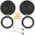 2x Blaupunkt BPS-ES650 6.5" 60 Watt Max Power 3-Way Car Audio Speakers w/2x 6" to 6.75" Speaker Adapter, Speaker Wire Harness, Pry Tool Set (Bundle Fits Select 2005-Up GM Vehicles)