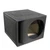 QPower QBOMB15HP Single 15" 32 Hertz Frequency Vented Side Ported Speaker Round Box Enclosure with Spring Loaded Terminal