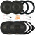 2x Kicker KSC690 KS-Series 6x9" 300W Max 4-Ohm 2-Way Thin-Mount Car Audio Speakers w/Adapters 2x 6.5" 200W Max 2-Way Thin-Mount Automotive Speakers w/Adapters, 2x Speaker Wire Harness, Pry Tool Set