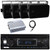 Pyle PLMRB29B2 Single DIN Marine Bluetooth USB/AUX MP3 Player AM/FM Radio In-Dash Stereo Receiver, 4x 3.5'' 200W Max Power 3-Way Indoor/Outdoor Wall Mount Speakers, 4-Channel Amplifier, Radio Antenna