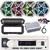 Pyle PLMRB29W2 Single DIN Marine Bluetooth USB/AUX MP3 Player AM/FM Radio In-Dash Stereo White Receiver w/Black Cover, 4x 6.5" 120W Max RGB LED Speakers w/Grilles, 4 Channel Amplifier w/Kit, Antenna