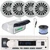 Pyle PLMRB29W2 Single DIN Marine Bluetooth USB/AUX MP3 Player AM/FM Radio In-Dash Stereo White Receiver w/White Cover, 4x 6.5" 180 Watt Max Power 2-Way White Boat Speakers, Radio Antenna, Speaker Wire