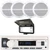 Pyle PLMRB29W2 Single DIN Marine Bluetooth USB/AUX MP3 Player AM/FM Radio In-Dash Stereo White Receiver w/White Cover, 4x Enrock EM602W 6.5" 90 Watt Max Power 2-Way Full Range White Boat Speakers