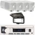Pyle PLMRB29W2 Single DIN Marine Bluetooth USB/AUX MP3 Player AM/FM Radio In-Dash Stereo White Receiver w/White Cover, 4x 3.5'' 200 Watt Max Power 3-Way Weather Proof White Mini Box Speakers