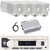 Pyle PLMRB29W2 Single DIN Marine Bluetooth USB/AUX MP3 Player AM/FM Radio In-Dash Stereo White Receiver, 4x 3.5'' 200W Max Power 3-Way White Mini Box Speakers, 4 Channel Bluetooth Amplifier, Antenna