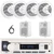 Pyle PLMRB29W2 Single DIN Marine Bluetooth USB/AUX MP3 Player AM/FM Radio In-Dash Stereo White Receiver, 4x 6.5" 150W Max Dual Cone White Speakers, 2x 4" 30W Max 3-Way Indoor/Outdoor Speakers, Antenna
