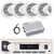 Pyle PLMRB29W2 Single DIN Marine Bluetooth USB/AUX MP3 Player AM/FM Radio In-Dash Stereo White Receiver, 4x 6.5" 150W Max Full Range Dual Cone Boat Speakers, 4 Channel Bluetooth Amplifier, Antenna