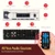 Pyle PLMRB29W2 Single DIN Marine Bluetooth USB/AUX MP3 Player AM/FM Radio In-Dash Stereo White Receiver w/White Cover, 4x Dual 6.5'' 200W Max 2-Way Full Range Speakers, Radio Antenna, Speaker Wire
