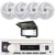 Pyle PLMRB29W2 Single DIN Marine Bluetooth USB/AUX MP3 Player AM/FM Radio In-Dash Stereo White Receiver w/White Cover, 4x 5.25" 180W Max 2-Way Waterproof Low Profile Slim Style Boat White Speakers