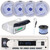 Pyle PLMRB29W2 Single DIN Marine Bluetooth USB/AUX MP3 Player AM/FM Radio In-Dash Stereo White Receiver w/White Cover, 4x 8'' 320W Max Low Profile 2-Way Blue LED Speakers, Radio Antenna, Speaker Wire