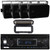 Pyle PLMRB29B2 Single DIN Marine Bluetooth USB/AUX MP3 Player AM/FM Radio In-Dash Stereo Receiver w/Black Cover, 4x Pyle PLMR24B 3.5'' 200 Watt Max Power 3-Way Indoor/Outdoor Wall Mount Black Speakers
