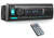 Pyle PLMRB29B2 Single DIN Marine Bluetooth USB/AUX MP3 Player AM/FM Radio In-Dash Stereo Receiver w/Black Cover, 4x Pyle PLMR24B 3.5'' 200 Watt Max Power 3-Way Indoor/Outdoor Wall Mount Black Speakers