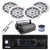 Pyle PLMRB29B2 Single DIN Marine USB Bluetooth AM/FM MP3 Stereo Receiver w/Cover, 4x 6x9" 260W Max 2-Way Full Range Boat Speakers, Radio Antenna, Speaker Wire