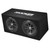1 Pair (Qty 2) of Kicker 12" 600 Watt Dual Car Audio Loaded Subwoofer Enclosure, Bass Knob with Digital Voltmeter with Wire