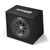 1 Pair (Qty 2) of Kicker 12" 300 Watt Car Subwoofer in Vented Enclosure, Bass Knob with Digital Voltmeter with Wire