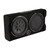 1 Pair (Qty 2) of Kicker 12" 1000 Watt Down-Firing Car Audio Subwoofer, Bass Knob with Digital Voltmeter with Wire