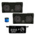 1 Pair (Qty 2) of Kicker 8" 600 Watt Thin-Profile Down Firing Loaded Subwoofer Enclosure, Bass Knob with Digital Voltmeter with Wire