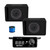 1 Pair (Qty 2) of Kicker 12" 1000 Watt Car Audio Subwoofer in Vented Enclosure, Bass Knob with Digital Voltmeter with Wire