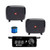 1 Pair (Qty 2) of JBL 8" 600 Watt Dual Car Audio Subwoofer Enclosure, Bass Knob with Digital Voltmeter with Wire