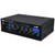 Pyle PTA4 Blue LED AUX CD/MP3 Player Mini Stereo Power Amplifier Receiver with Mic Inputs, 2x 5.25” 200 Watts Max Power 2-Way HiFi Home Theater Bookshelf White Speakers, Speaker Wire, Banana Plugs