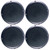 4x Connexx SPM5B 5.25" 20 Watts Polycone Audio Black Marine RV Speakers