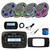 Infinity PRV250 Marine Bluetooth AM/FM Receiver, 4x 8" 500 Watt 3-Way MultiColor LED Outdoor Speakers (Gray), Wired Remote w/Extension, Radio Install Adapter, USB Adapter, Antenna, Wire