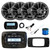 Infinity PRV250 Marine Bluetooth AM/FM Receiver, 4x 6.5" 225 Watt 2-Way High Performance Outdoor Speakers (Chrome), Wired Remote w/Extension, Radio Install Adapter, USB Adapter, Antenna, Wire
