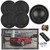 Blaupunkt BAJA 700 7" Touchscreen Bluetooth AM/FM Multimedia Receiver, 4x 6.5" 70 Watt 3-Way Slim Design Car Speakers, 5-Channel Amplifier w/Install Kit, 10" Subwoofer, Wire