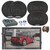 Blaupunkt BAJA 700 7" Touchscreen Bluetooth AM/FM Multimedia Receiver, 2x 6" 40W Full Range 3-Way Speakers, 2x 6x9" 70W 4-Way Car Speakers, 8" Amplified Subwoofer w/Install Kit, Wire
