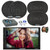 Blaupunkt CAMDEN 500 7" Touchscreen Double Din Bluetooth Stereo Receiver, 2x 6" 40W Full Range 3-Way Speakers, 2x 6x9" 70W 4-Way Car Speakers, 8" Amplified Subwoofer w/Install Kit, Wire