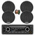 Blaupunkt DURBAN 424 Single Din 24V Bluetooth DAB+ Stereo Reciever, 4x 6" 40 Watt Max 2-Way Car Audio Speakers w/Wire