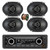 Blaupunkt DURBAN 424 Single Din 24V Bluetooth DAB+ Stereo Reciever, 4x 6x8" 60 Watt Max 3-Way Car Audio Speakers w/Wire