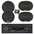 Blaupunkt Madrid 200 BT Single Din USB Bluetooth AM/FM Stereo Receiver, 2x 6" 40 Watt Max Full Range 3-Way Speakers, 2x 6x9" 70 Watt Max 4-Way Car Audio Speakers w/Wire