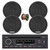 Blaupunkt Milano 200 BT Single Din USB Bluetooth AM/FM CD Stereo Receiver, 4x 5" 40 Watt Max 2-Way Car Audio Speakers w/Wire