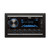 Pyle PLR2DN Double DIN Marine Bluetooth 300 Watt USB/AUX MP3 Player AM/FM Radio Stereo Receiver, 4x 5.25" 180W Max 2-Way Low Profile Slim Style Blue LED Black Speakers, 50 Feet 16 Gauge Speaker Wire