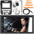Blaupunkt CAMDEN 450 7” Double DIN Bluetooth AM/FM Radio Digital Media Multimedia Receiver w/ Install Kit, Wiring Harness, Antenna Adapter, Rear View Camera, Antenna, Pry Tool Set (1998-2012 Ford)