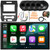 JVC KW-M795BW Double DIN Bluetooth USB HDMI AM/FM Radio Digital Media Car Audio Receiver w/ Install Kit, 4x 6x8" 300W Max 2-Way Speakers, Wiring Harness, Antenna Adapter, Antenna, Wire, Pry Tool Set