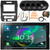 JVC KW-M875BW Double DIN 6.8" Touchscreen Bluetooth Wi-Fi USB Multimedia Car AV Receiver w/ Install Kit, 4x 6x8" 300W Max 2-Way Speakers, Wiring Harness, Antenna Adapter, Antenna, Wire, Pry Tool Set