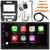 Blaupunkt MONTECARLO750 6.75" Double DIN Touchscreen Bluetooth USB AM/FM Radio Stereo Receiver w/ Install Kit, Wiring Harness, Antenna Adapter, Rear View Camera, Antenna, Pry Tool Set (1998-2012 Ford)