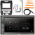 Blaupunkt Orlando 750 6.9" Touchscreen Double DIN Bluetooth AM/FM Radio Car Audio Receiver w/ Install Kit, Wiring Harness, Antenna Adapter, Antenna, Pry Tool Set (Fits 1998-2012 Ford)