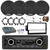 Blaupunkt DUBAI 424 Heavy Duty 24V Bluetooth AM/FM Stereo Reciever, 4x 6.5" 60W Speakers, Amplified Subwoofer w/Kit, Speaker Wire, Harness, Adapter, Radio Install Kit (98-08 GM Truck)