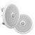 2x Pyle PD-IC80 8'' 300 Watt Max Power 2-Way In-Ceiling Speakers