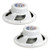 Pyle PLMR692 6x9" 260W Max 2 Way Full Range Marine White Boat Speakers (White, Pair)